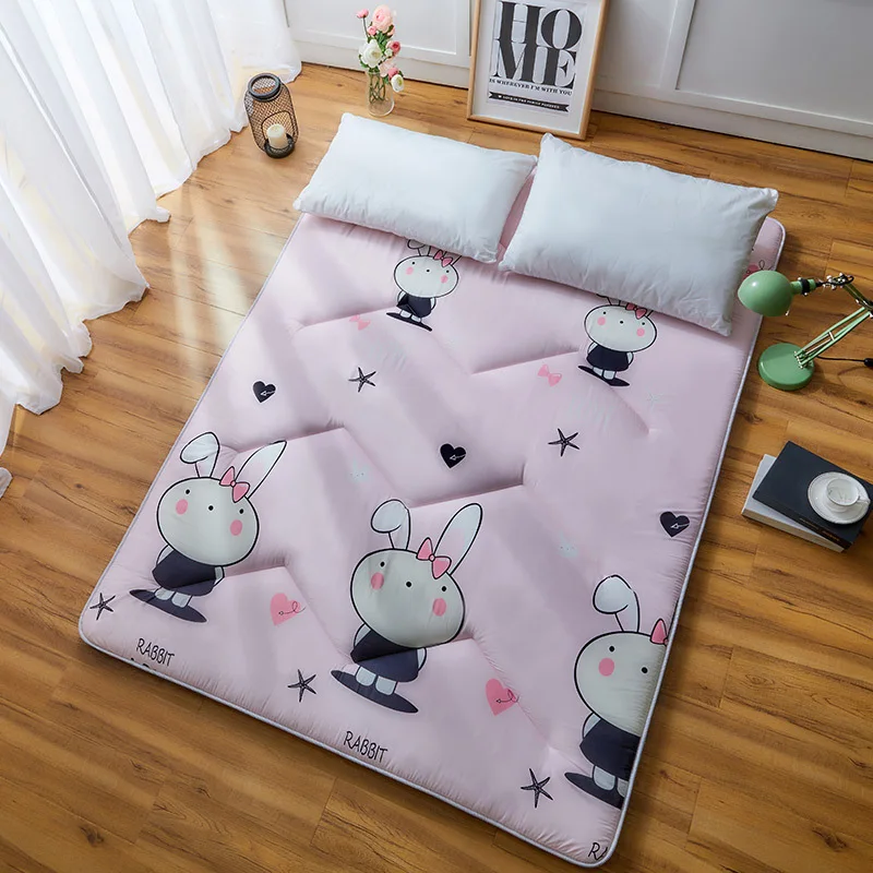 Soft Tatami Mattress Students Dormitory Thick Warm Lazy Topper Foldable Floor Mattress with Straps Home Furniture Carton Modern