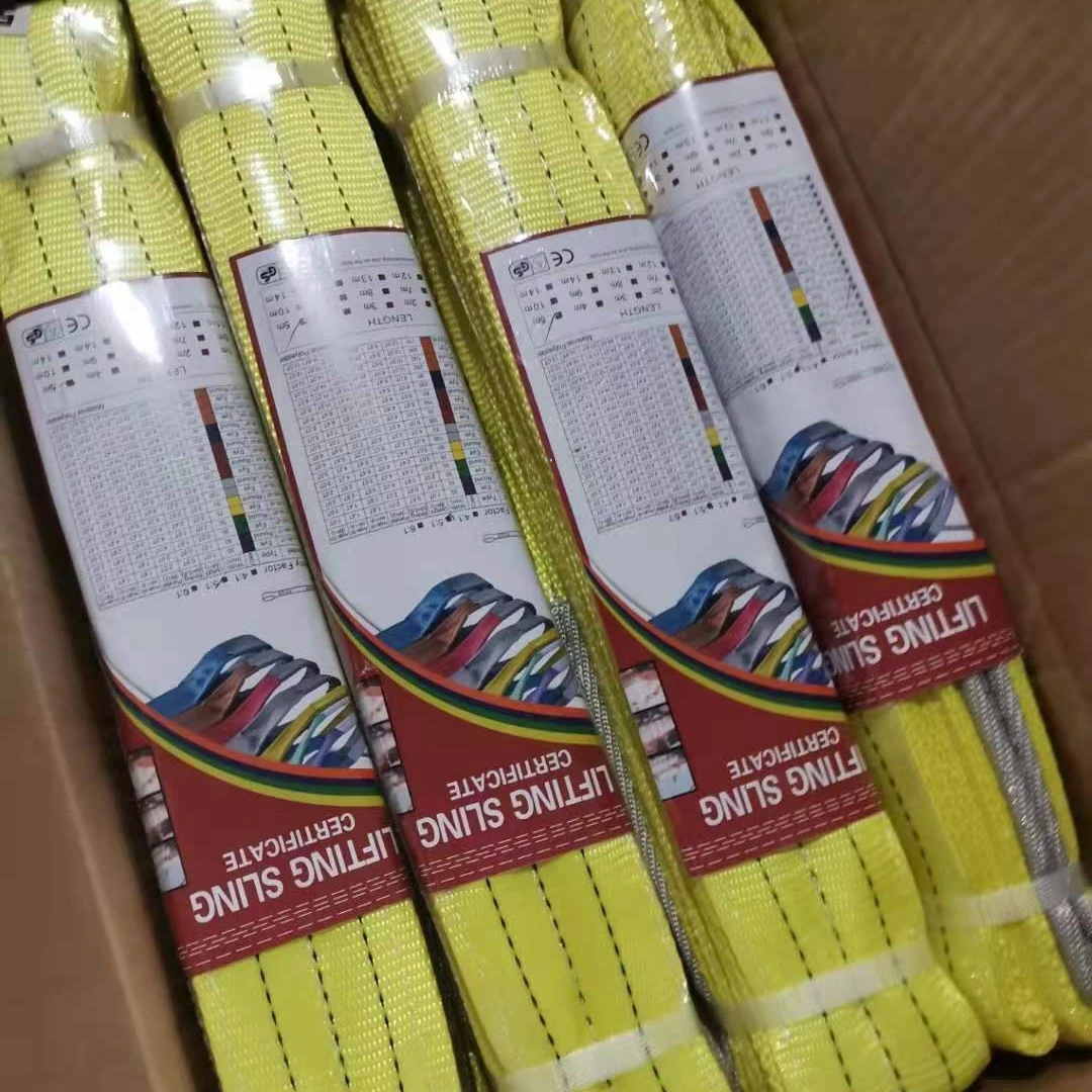 Factory Outlet 100% Polyester Spanset Round Sling With Lifting Sling SF 4.1 5.1 6.1 7.1