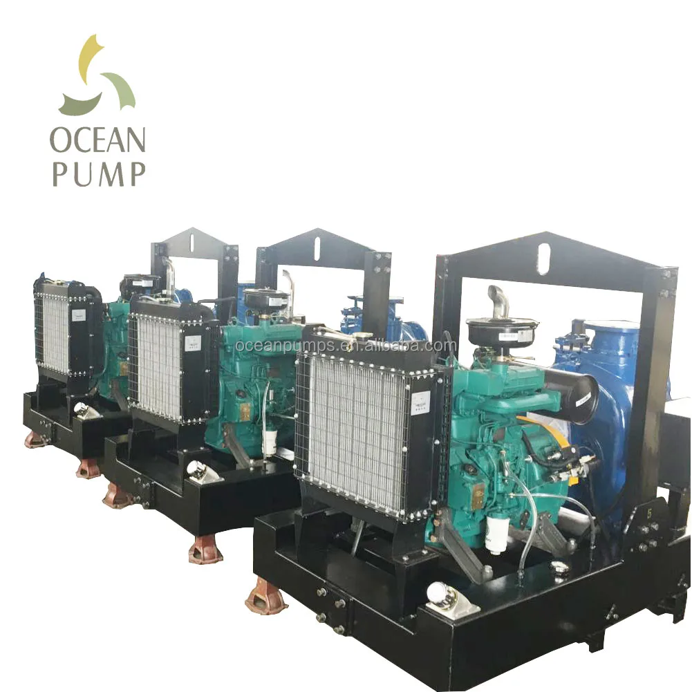 Hot Selling 2-12 Inch Self Priming Pump Diesel Engine Water Pump With Engine And Trailer