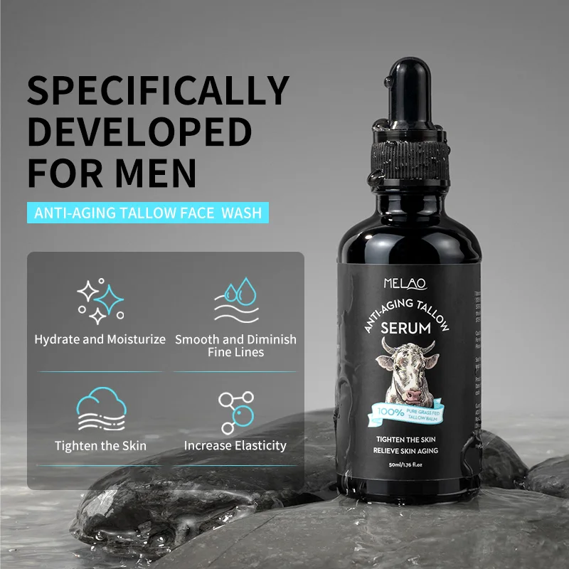 Best Serum for Men Pore Shrinking Face Lifting Serum Moisturizing Anti Aging Tallow Face Serum Face care