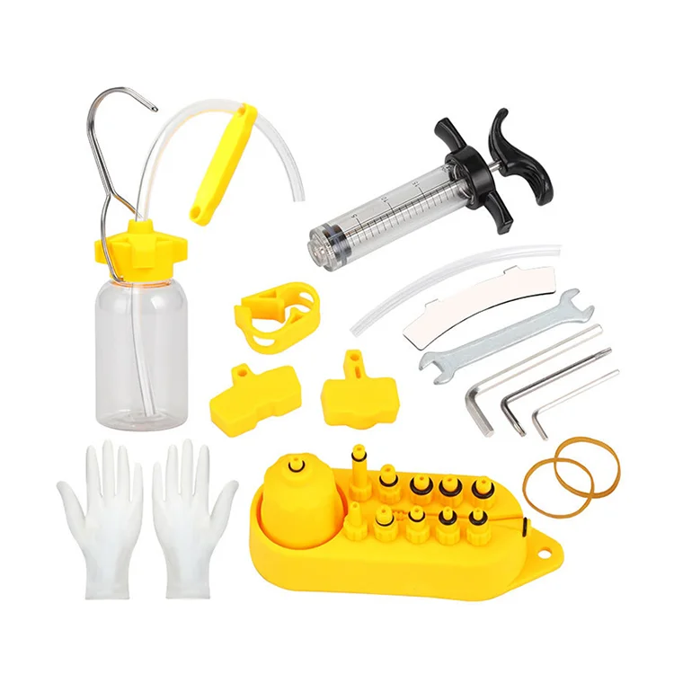 Toopre Nylon Cycling Brake Bleed Kit Bike Oil Dish Filling Tools Bicycle Oil Injector Kit