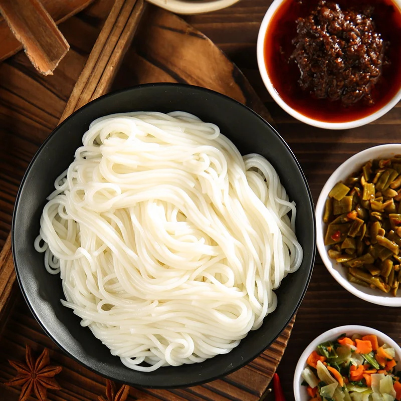 
Wang RenHe Hot Pot Rice Noodle Thick Quality Oem Brand Instant Rice Noodles 