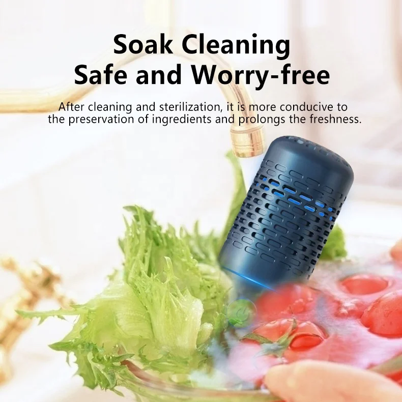 Home use sterilization hydroxyl vegetable and fruit washing machine purifier fruit and vegetable sterilizer