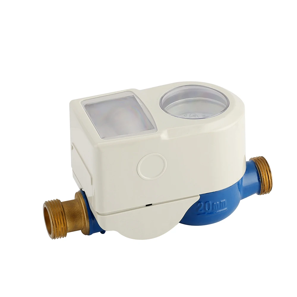 Ningshui Wireless Remote Reading class b brass smart water meter prepaid meter support Lora LoRaWAN NB-IoT mbus