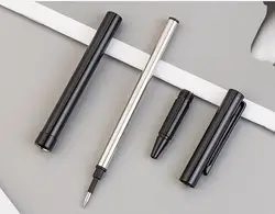 rose gold golden pen with logo