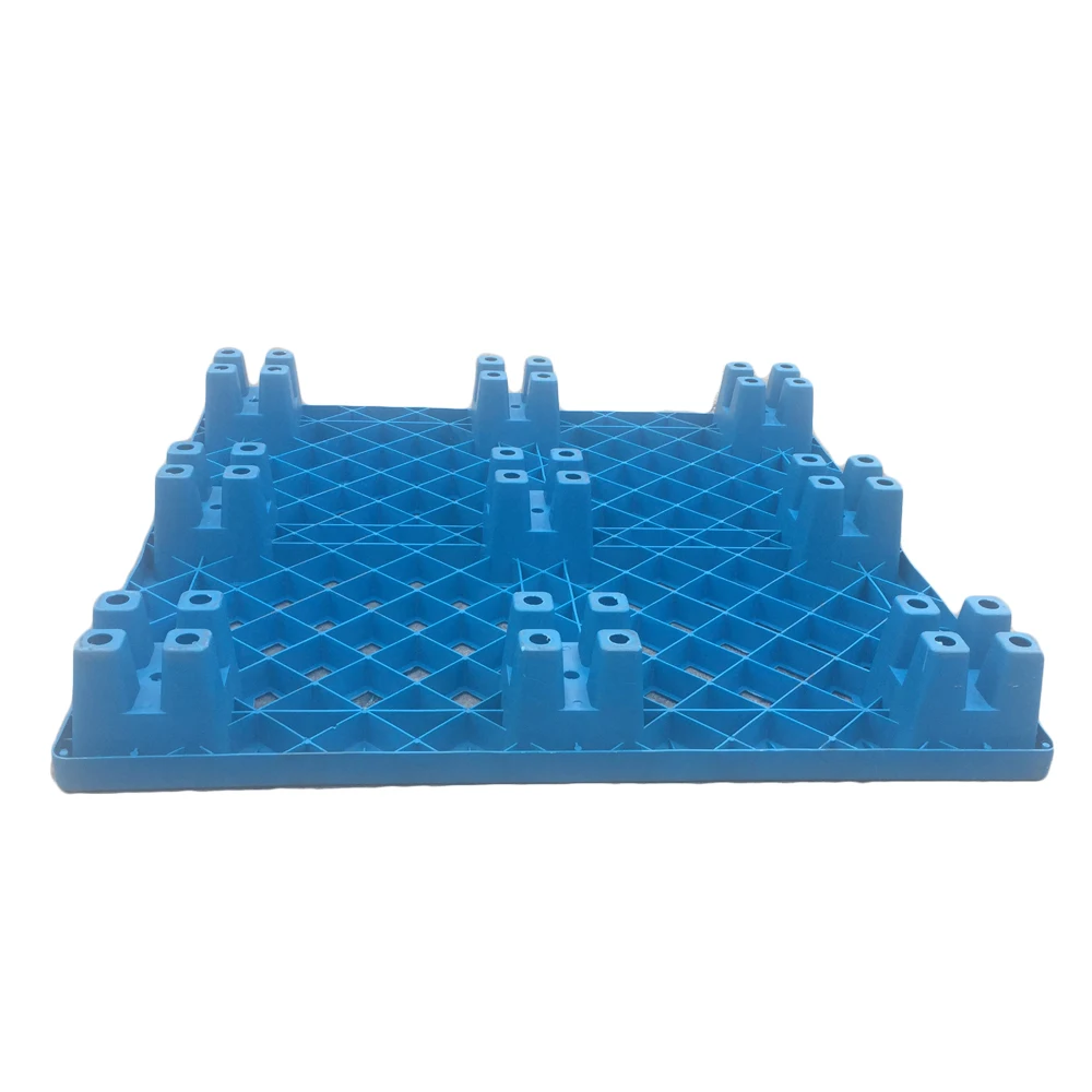 Euro pallet grid surface stackable 9 legs plastic pallet