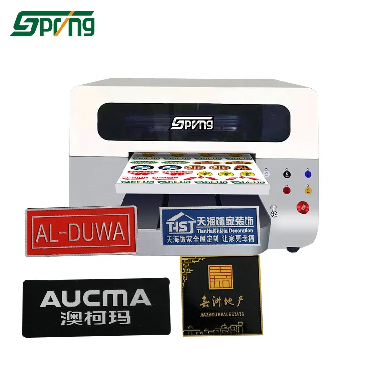 New A3 Size 30x50cm XP600 Head 3D Effect Phone Case PVC Card Aluminum Canvas UV Led Label Printer for Cups