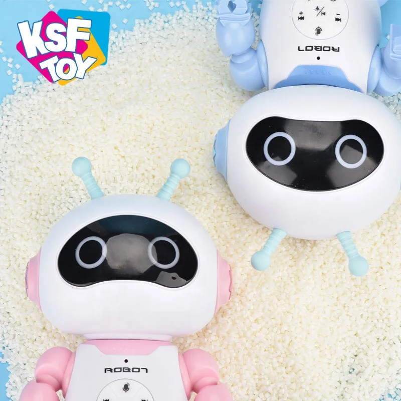 mode magic voice clear sound intelligence kids learning robot toy with singing microphone