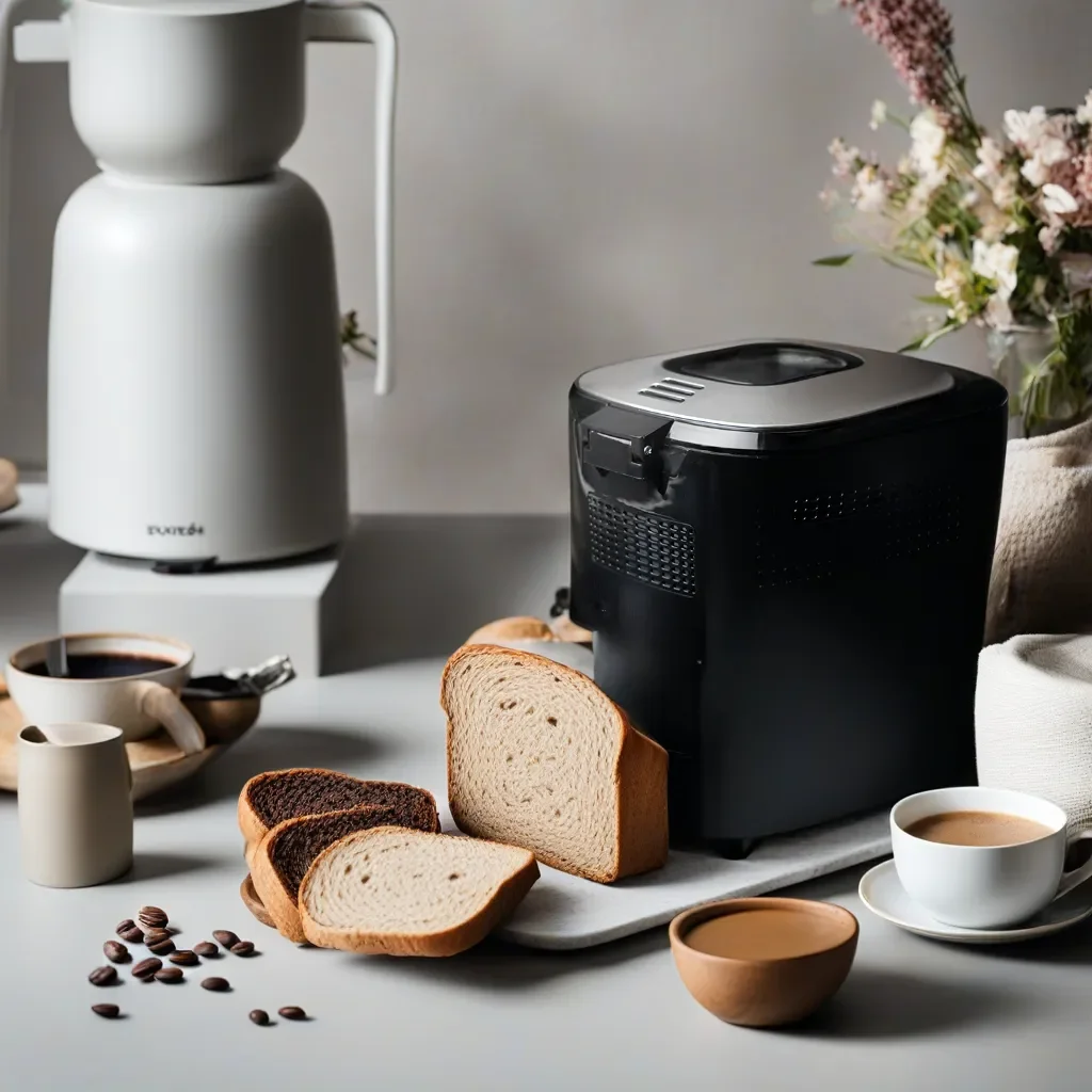 Bread Maker 2LBS 550W 120V 12 digital programs up to 5800g 3 crust options Warming Function, Time Delay