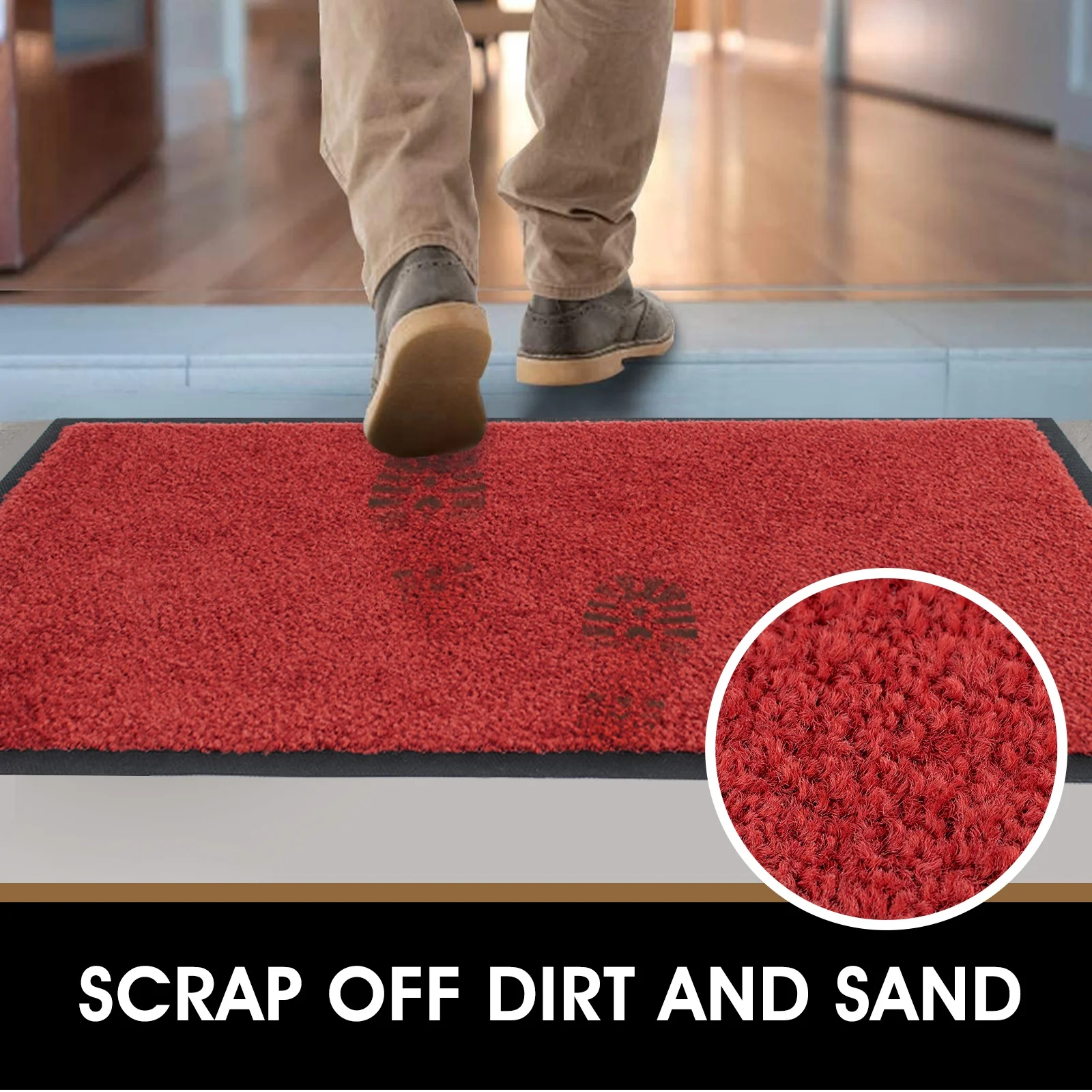 Kitchen Mat Oil Proof Non-Slip Waterproof Anti-Fatigue Kitchen Floor Mat