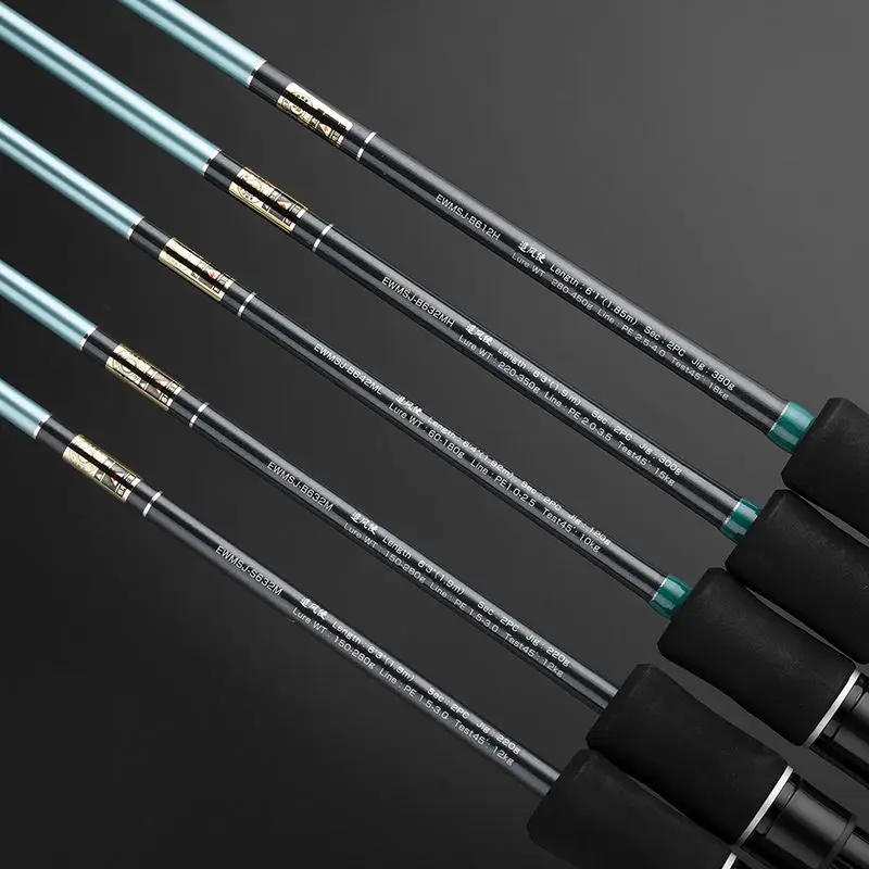 ECOODA Carbon Fiber Fishing Rod Slow Jigging Sea Metal Jig Light Ewmsj Model Available in 1.85m 1.9m 1.95m