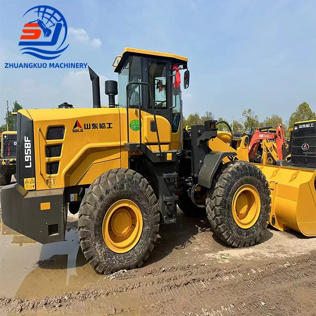 Original Second Hand SDLG L958f Wheel Loader Used Sdlg Loader 933L L956f L958f Construction Equipment In Stock For Sale