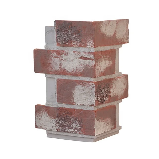 NEU Rustic Architectural PU Faux Brick Panels Shopfitting Fireplace Design 3D Brick Wall Panel