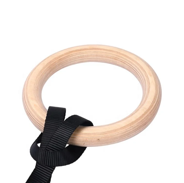 Гавань дерево 32 дверь якорь тренажерный зал кольцо с нейлоновым ремешком