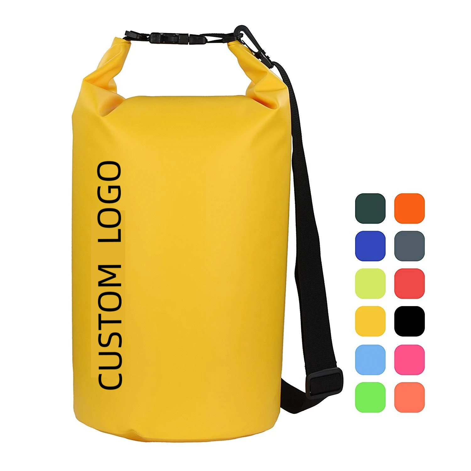 OEM Custom Print Logo 2L 5L 10L 15L 20L Hiking Swim 500D PVC Tarpaulin Water Proof Ocean Pack Custom Waterproof Dry Bag
