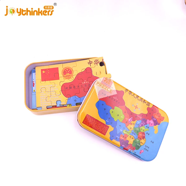 Fairy Tale Jigsaw Puzzle for Kid in a Colorful Tin Box Portable and Educational Puzzle Toy for Imagination and Early Development