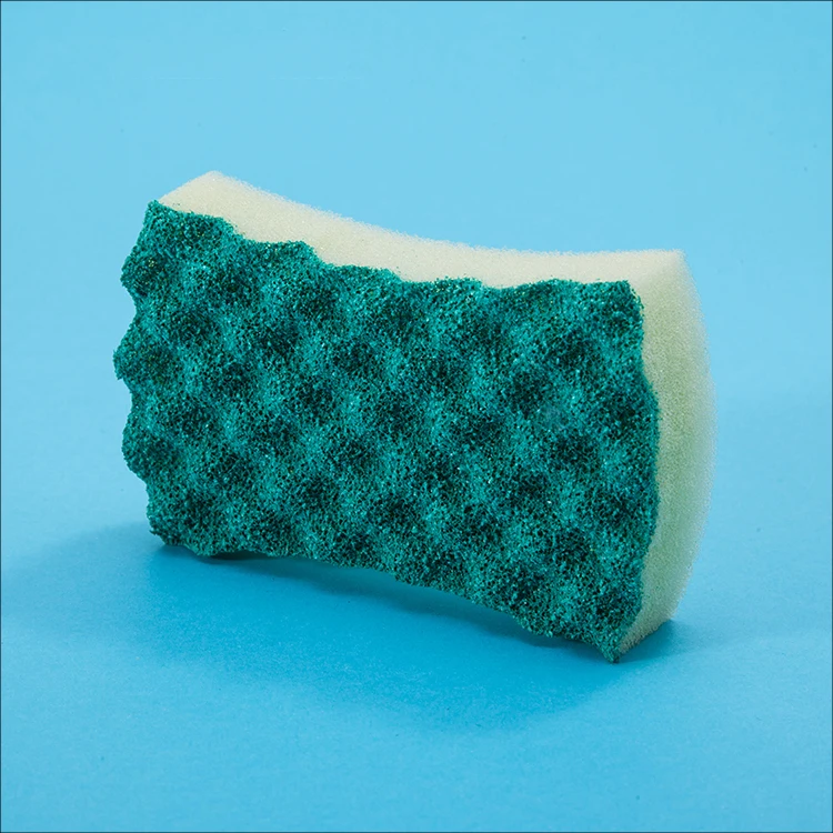 Multi-colors PU Sponge With Scouring Pad In Different Shapes