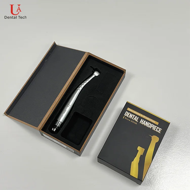 Torque Head Air Turbine 2/4 Holes LED Three Water Spray High Speed Dental Handpiece