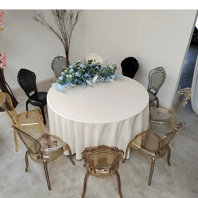 PC Stackable Party Event Wedding Transparent Bella Resin Plastic Chair
