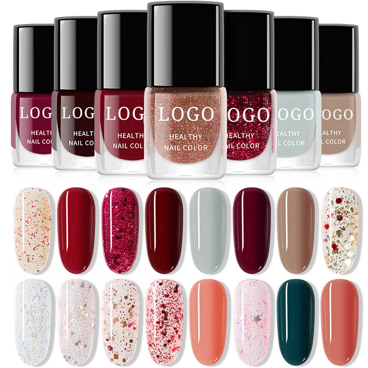 Rubioaroma Peelable Air Dry Glitter Nail Polish Free Water Soluble Health Nail Polish Soak Off Nails Accessories