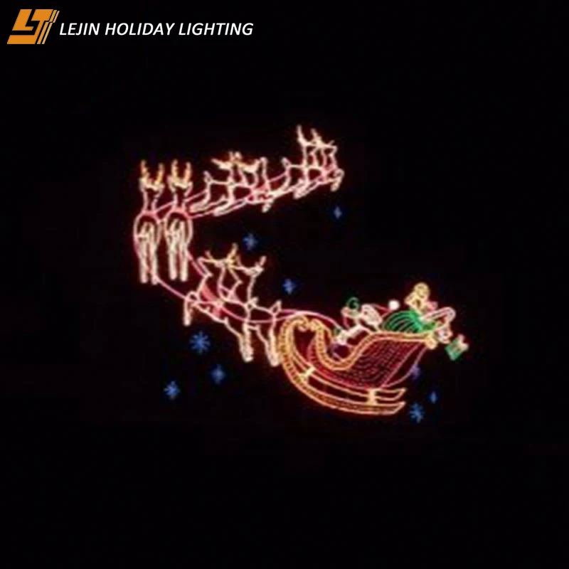 new product  cheap price 3d train christmas rope light
