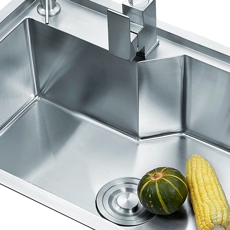 Stainless steel single bowl kitchen sink handmade kitchen washing sink dishwasher