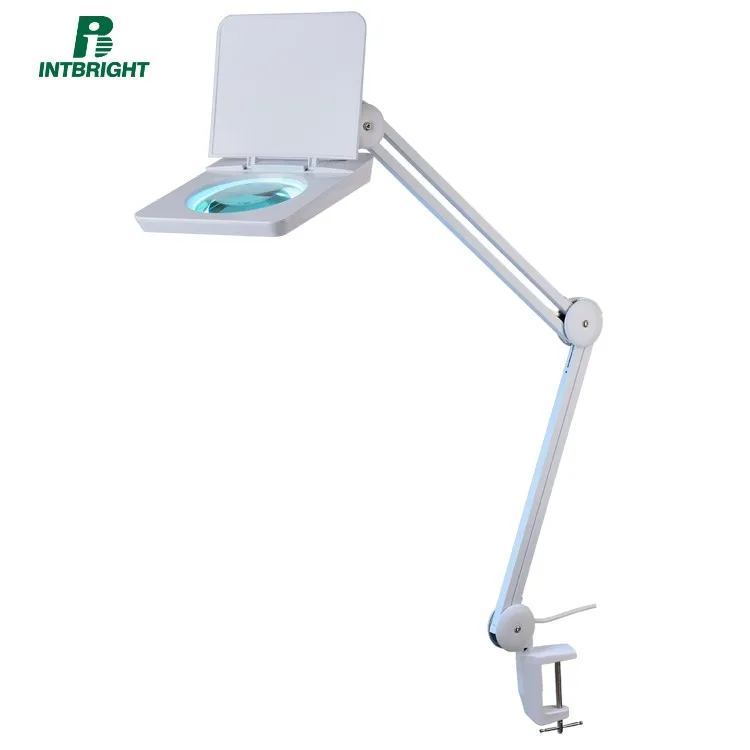 factory price big lens 3D/5D dimming beauty equipment salon eyelash magnifying lamp