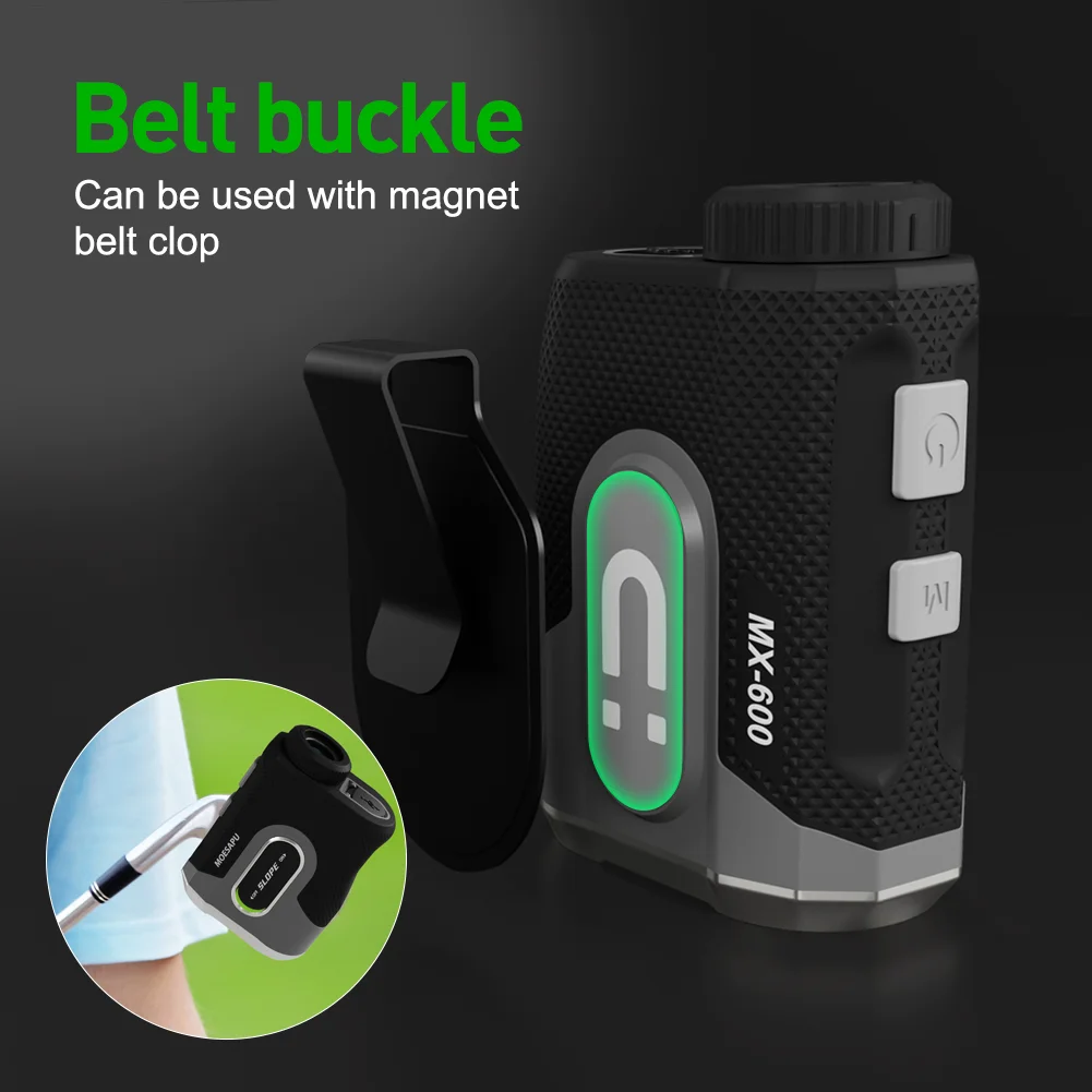 Bosean Golf Rangefinder 600m Laser Range Finder High-Precision Flag Lock with Pulse Vibration Rangefinder for Golfing