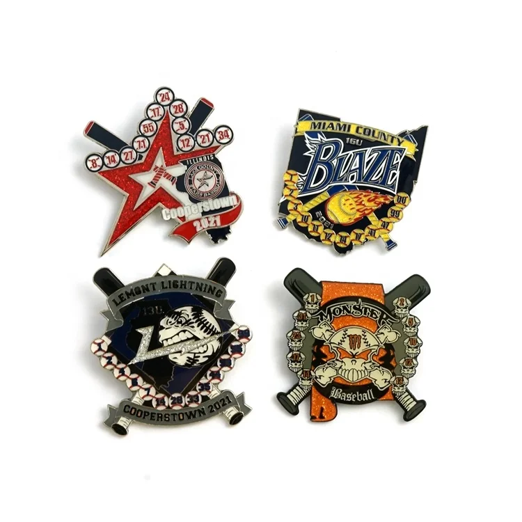 Custom Wholesale Sports Baseball Trading Pin