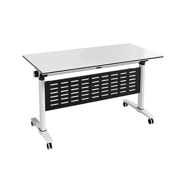 Creative quality office furniture Wooden table Folding and splicing small conference table training table