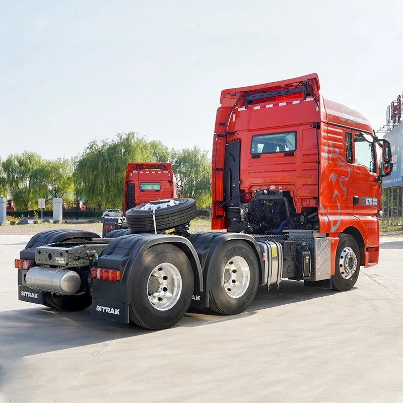 Heavy Duty 6x4 10Wheels Trailer Head Sitrak Tractor Trucks Man