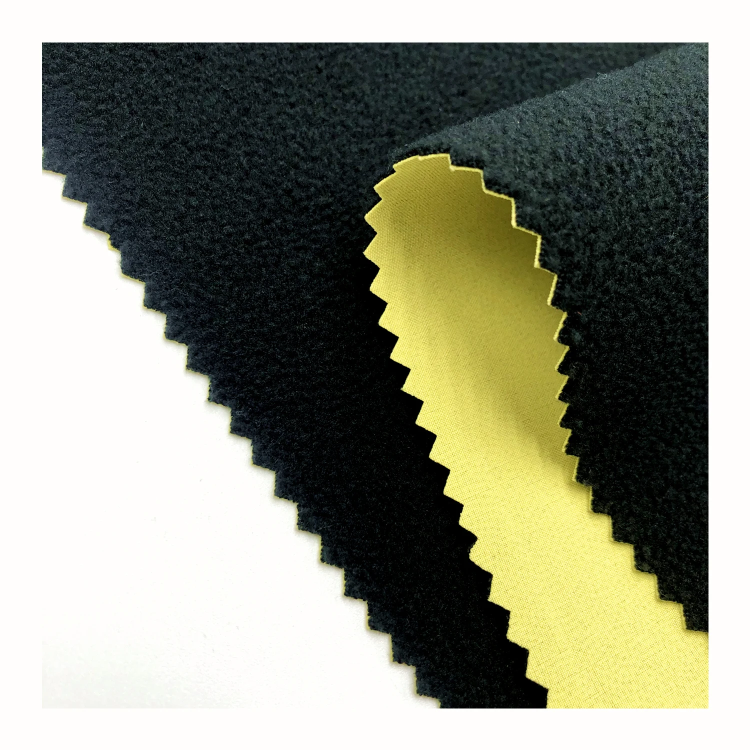 
( recommended by system )polar fleece bonded four way stretch laminated TPU film soft shell jacket fabric 