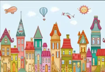 Girl boy Wallpaper Home kid room Decoration Backdrop Wallpaper Self Adhesive Wallpaper for child room