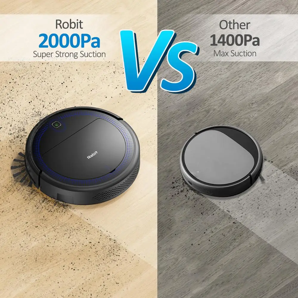  2000 Pa Super Strong Suction And Ultra Quiet Self-Charging Robotic Vacuum Cleaner Robot V7S