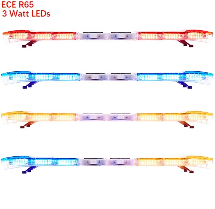 188 см/74 дюйма 3 Вт тяжелый буксировочный грузовик стробоскоп световая панель со встроенным динамиком и сиреной пожарная светодиодная Предупредительная световая панель