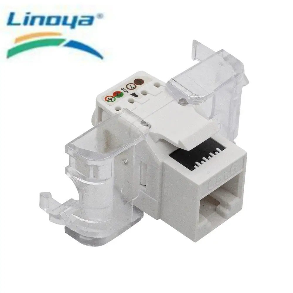 Linoya UTP Cat6 Toolless Keystone Jack keystone jack module