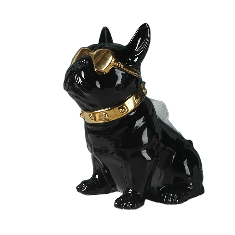 
wholesale ceramic crafts tissue box decorative cute paper tissue box 