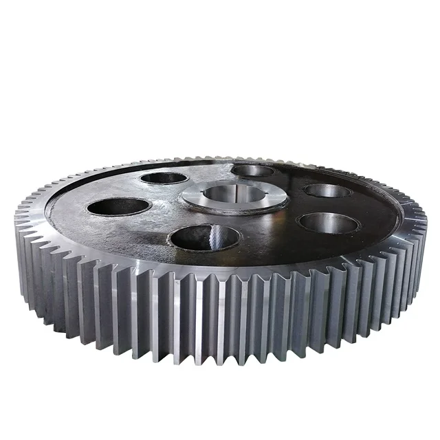 4140 large module Custom Big gear wheel forging steel spur large diameter gear wheel