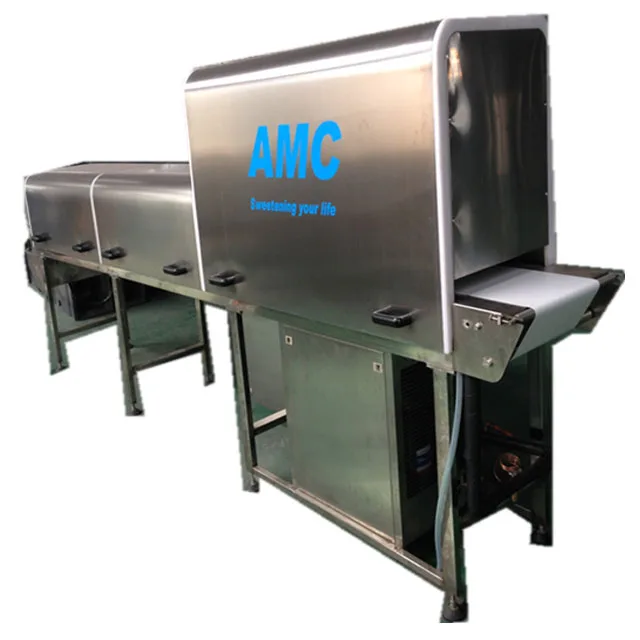 AMC Customized Newest Design Food Industry Touch Screen Sushi Cooling Tunnel Machine