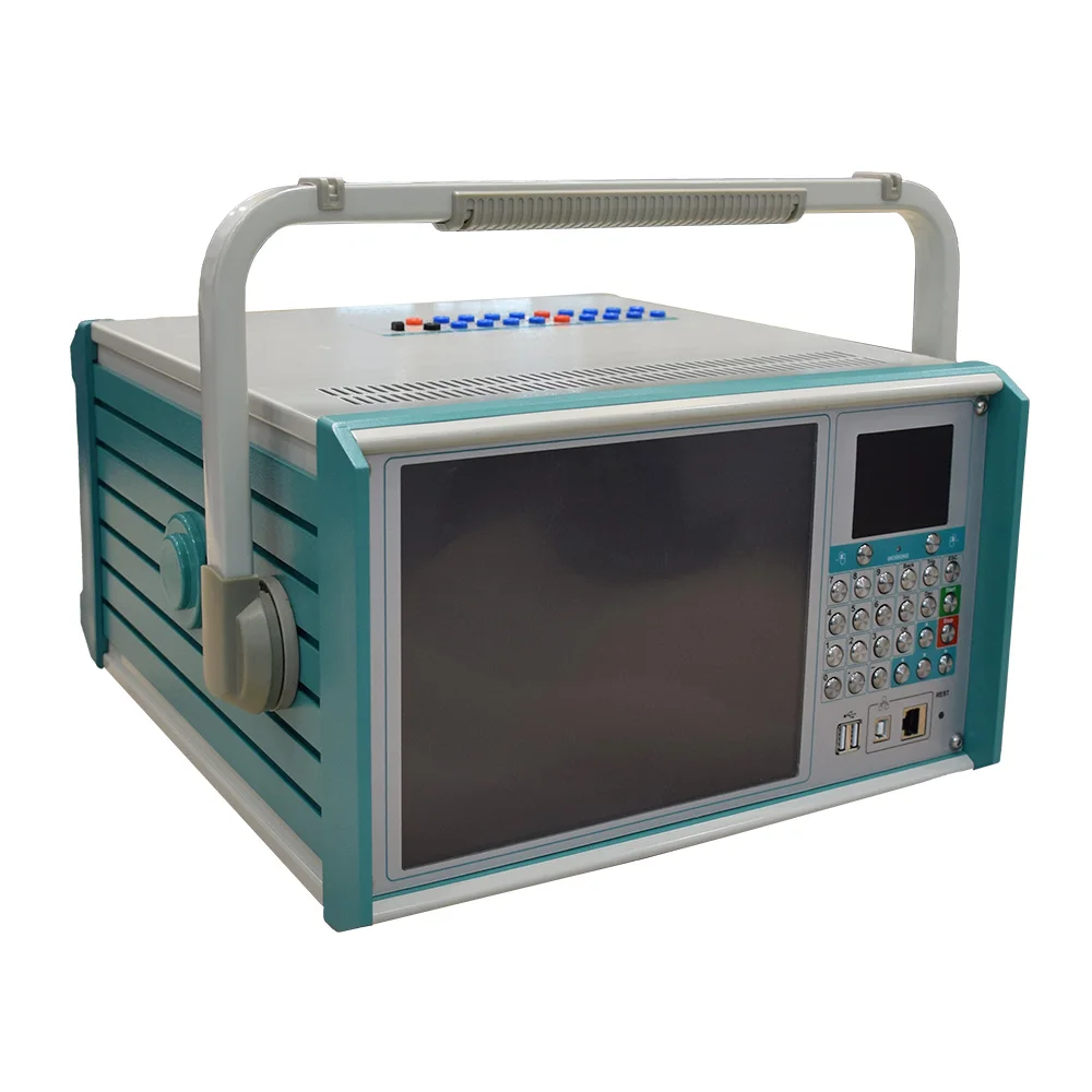 Portable Relay Calibration Machine Microcomputer Test Set Six Phase Protection Relay Tester Protection Tester Analyzer