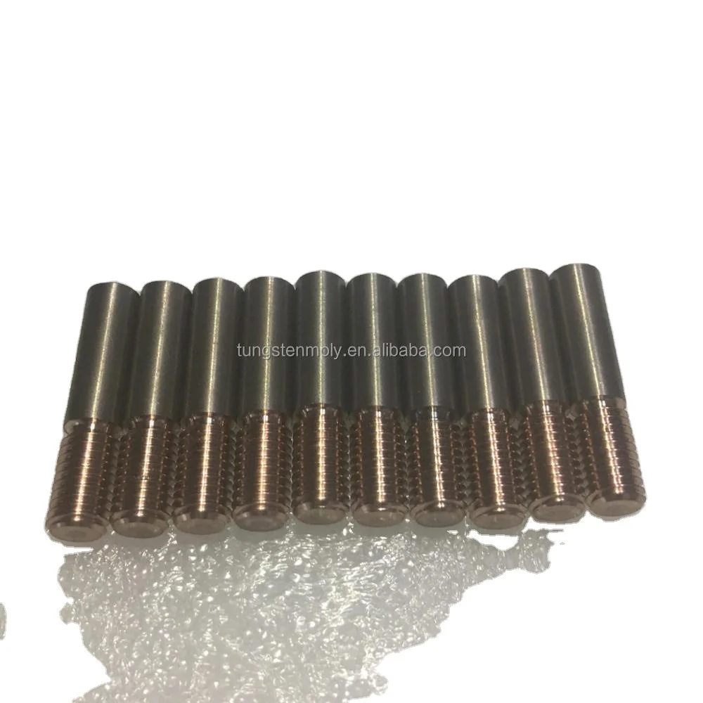 Drilling M2.5 W75Cu25 Copper Tungsten Threading tapping Electrode