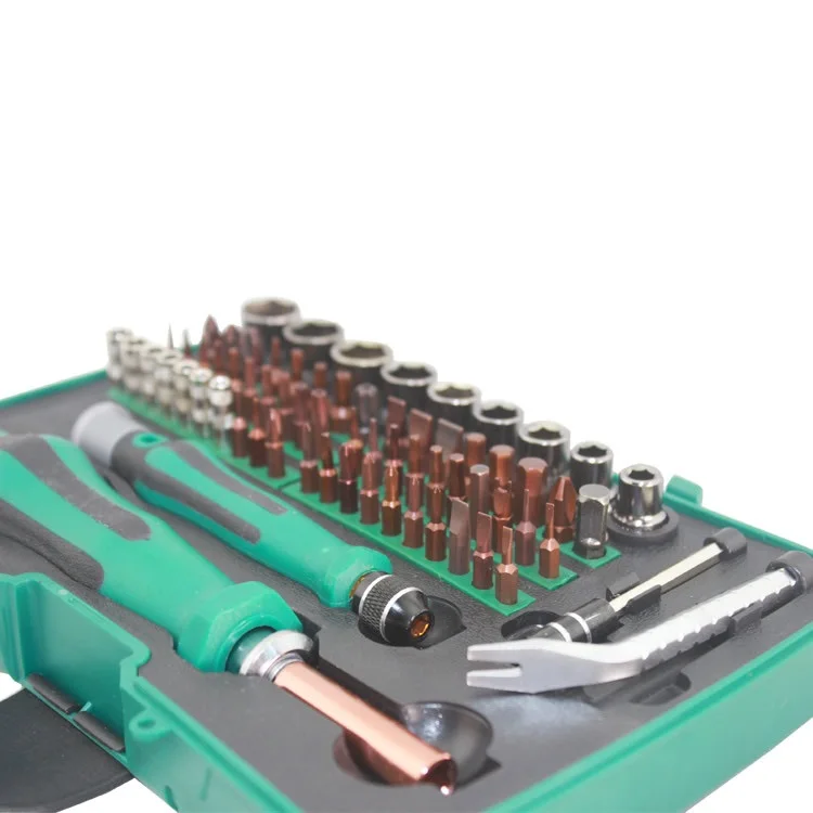 Green 70 in 1 Multifunctional S2 bits Precision Screwdriver Set Household Tools Set mobile phone repair equipment