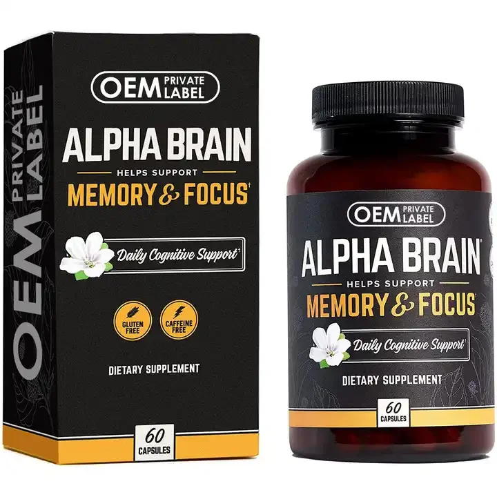 Hot selling OEM/ODM improves memory concentration nootropics promotes intelligence and brain power capsule