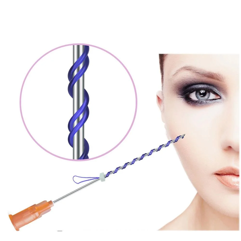 High quality and long duration facial lifting threads of Double Screw Threads