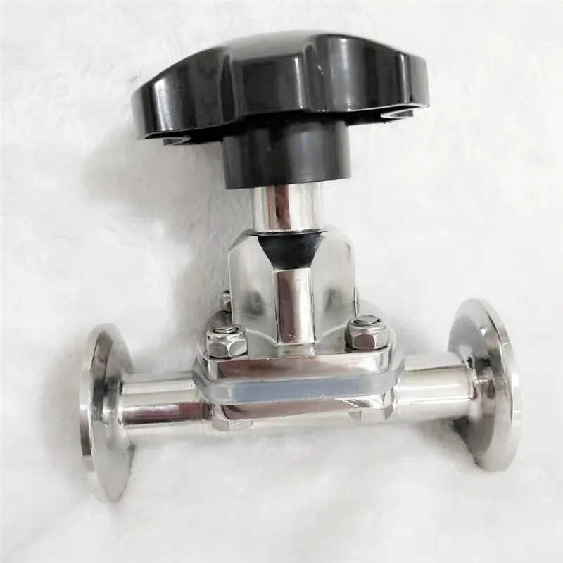 Sanitary Manual Clmped Diaphragm Valve,ISO SMS DIN Diaphragm valve, SS304&316 stainless steel  Globe Valve