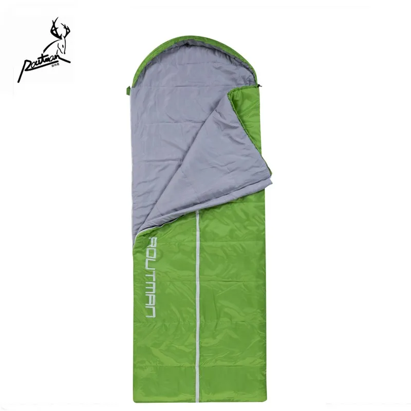 
OEM Logo and Weight Camping Equipment Jungle Tool Adult Travel Hiking Envelope Shape With Hat Sleeping Bag for Camping Outdoor 