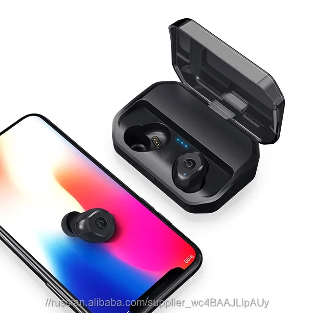 2019 Модернизированный IPX7 водонепроницаемый спортивный мини handfree истинные беспроводные наушники bluetooth с 3500
