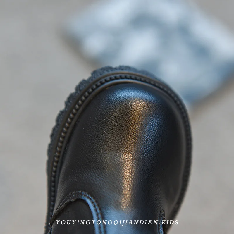 winter popular pure color generous boutique children martin boots outdoor activities party shoes   wear -resistant  boots