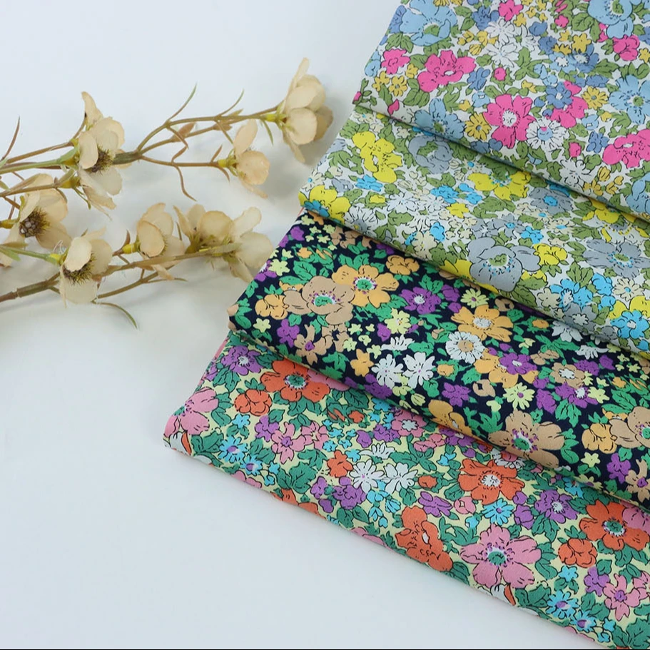 100%Cotton Fabric B27 Textile Gingham  Print Fabric Cotton Print Fabric for Women for Cloth