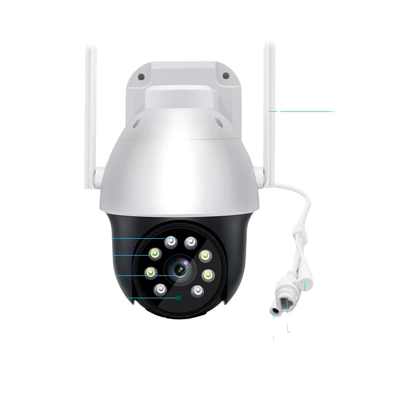 1080P PTZ IP Camera Wifi Outdoor Auto Tracking Wifi Security Camera Pan Tilt 4X Digital Zoom 2MP Network CCTV Surveillance Cam